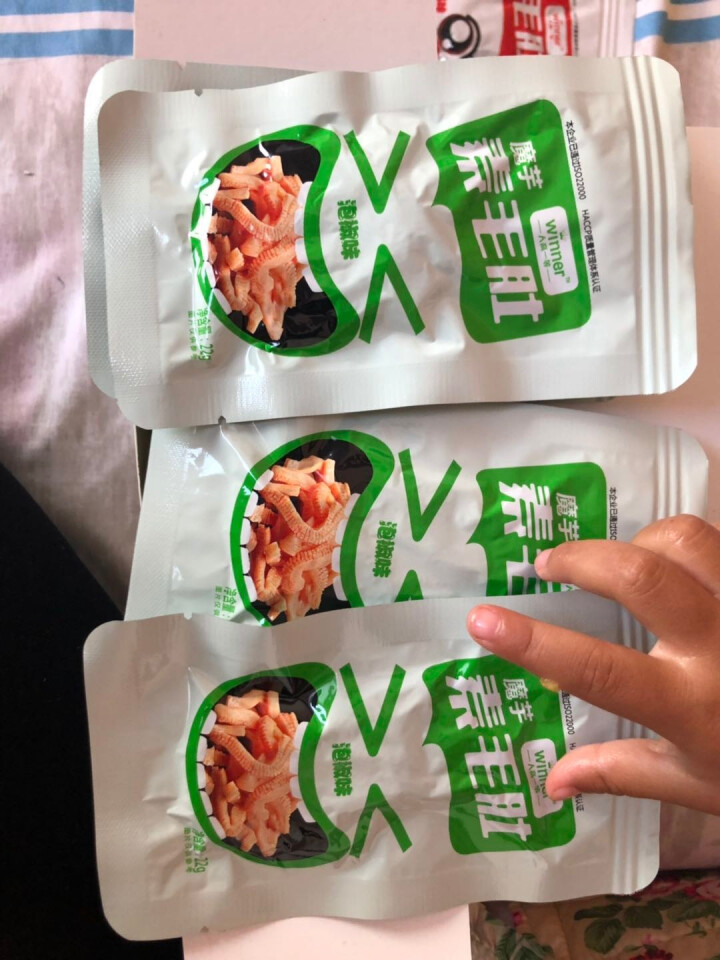 人高一等魔芋素毛肚泡椒味火锅味22g*20包 休闲食品面筋辣条魔芋爽 泡椒味怎么样，好用吗，口碑，心得，评价，试用报告,第4张