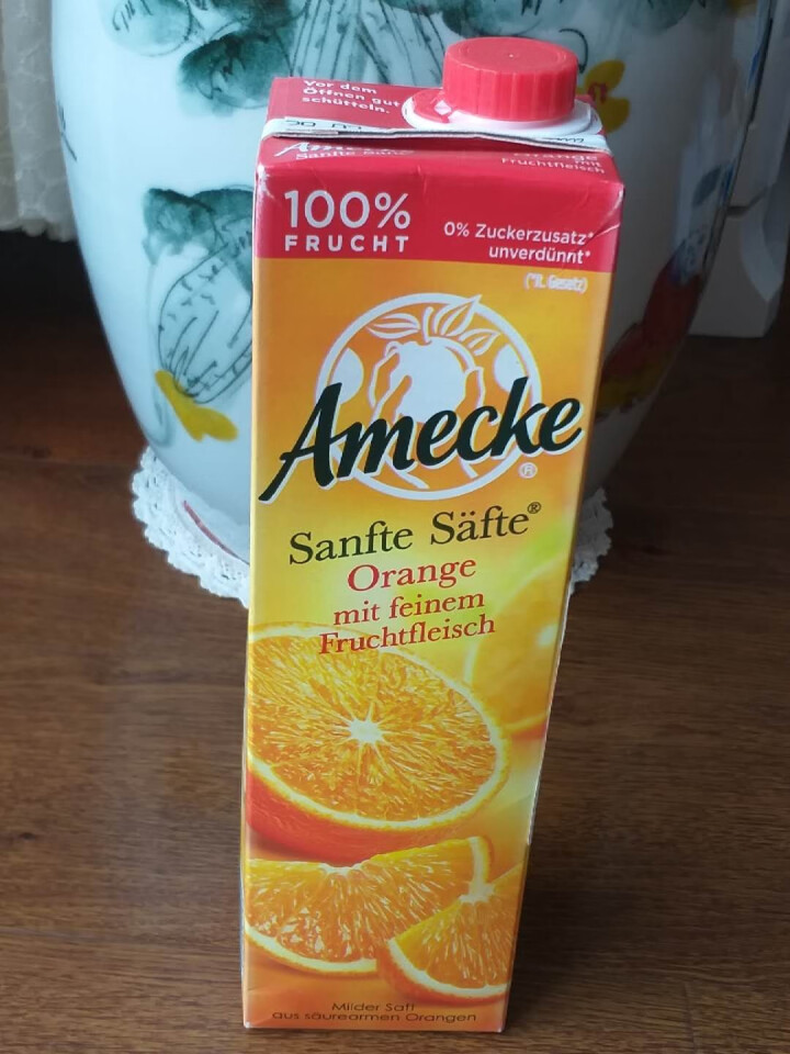 爱美可（Amecke） 爱美可Amecke 果汁德国进口果汁新鲜日期鲜榨果汁果肉橙汁1L进口饮料果汁怎么样，好用吗，口碑，心得，评价，试用报告,第2张