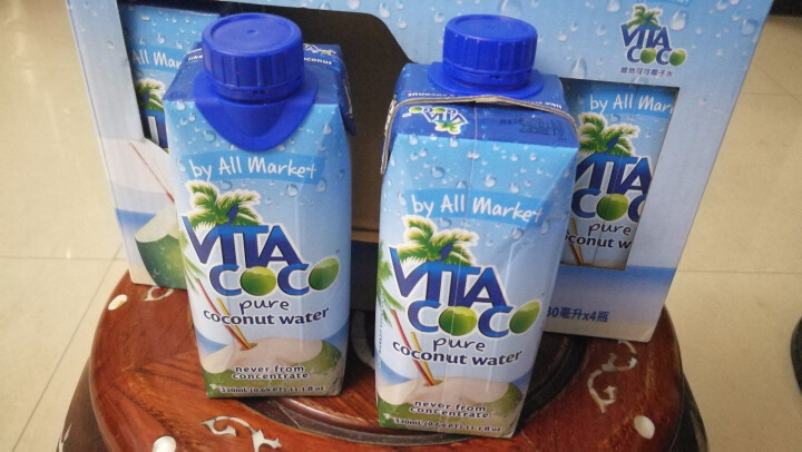 唯他可可（Vita Coco）天然椰子水进口NFC果汁饮料330ml*4瓶怎么样，好用吗，口碑，心得，评价，试用报告,第3张