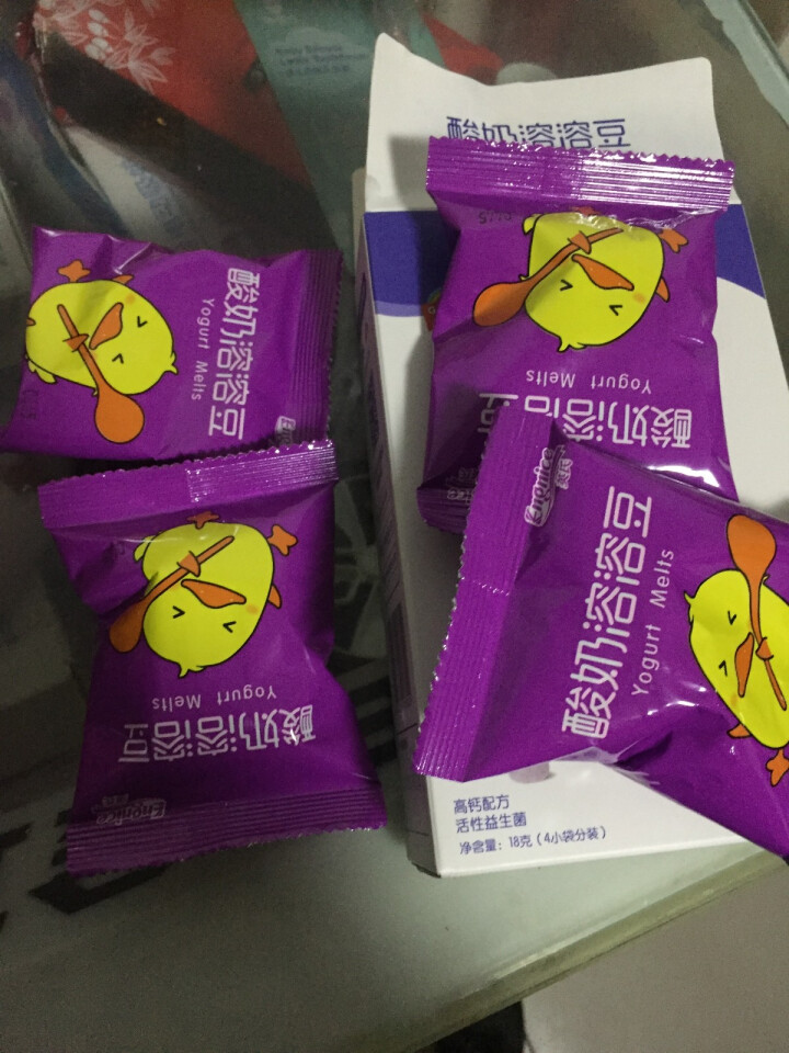 英氏溶溶豆宝宝零食酸奶溶豆豆18g 儿童食品入口即化 蓝莓味1盒怎么样，好用吗，口碑，心得，评价，试用报告,第4张