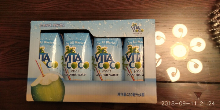 唯他可可（Vita Coco）天然椰子水进口NFC果汁饮料330ml*4瓶怎么样，好用吗，口碑，心得，评价，试用报告,第2张