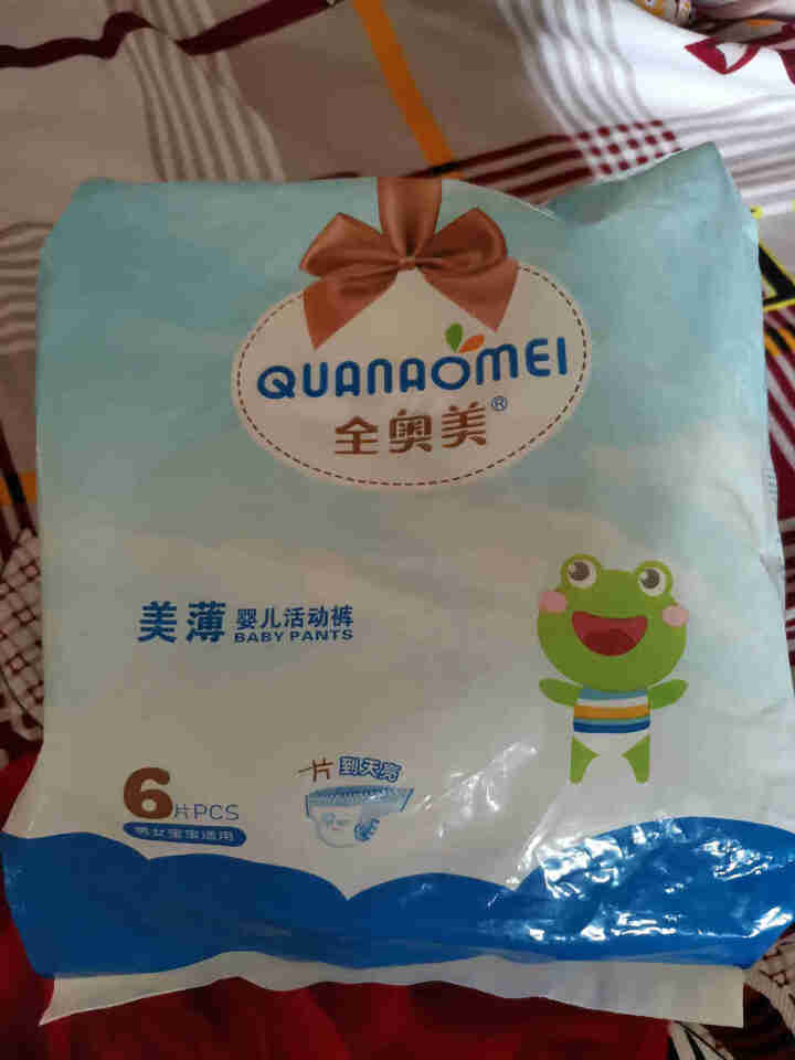 全奥美（Quanaomei）美薄系列婴儿纸尿裤尿不湿拉拉裤活动裤L码 L码体验装/6片怎么样，好用吗，口碑，心得，评价，试用报告,第2张