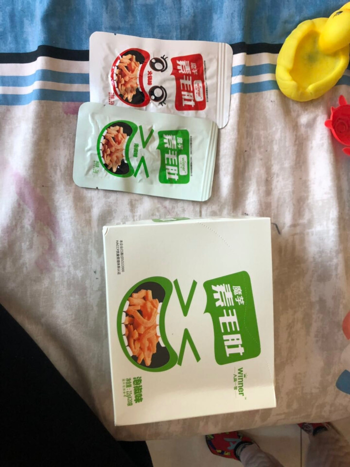 人高一等魔芋素毛肚泡椒味火锅味22g*20包 休闲食品面筋辣条魔芋爽 泡椒味怎么样，好用吗，口碑，心得，评价，试用报告,第2张