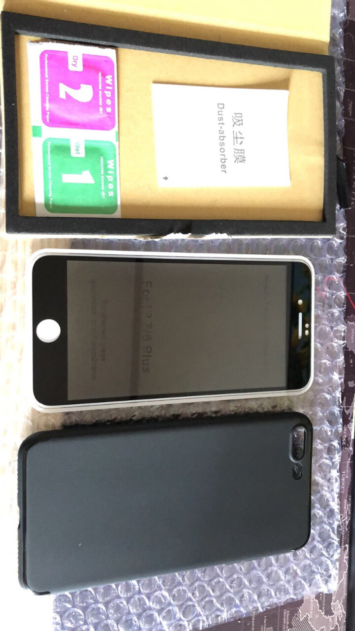 苹果xr手机钢化膜防窥iphonex7/6s8plusxs/max全屏防偷看隐私手机膜 全屏防窥膜 苹果7P/8P黑怎么样，好用吗，口碑，心得，评价，试用报告,第3张