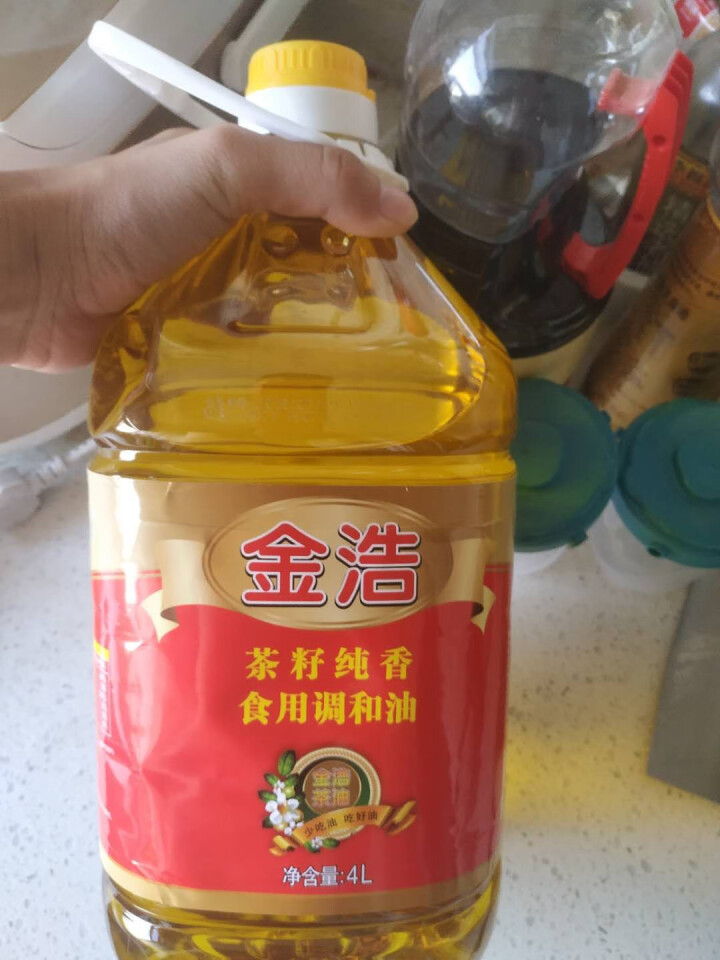 金浩 茶籽纯香食用调和油 非转基因食用油 家庭装 4L怎么样，好用吗，口碑，心得，评价，试用报告,第3张