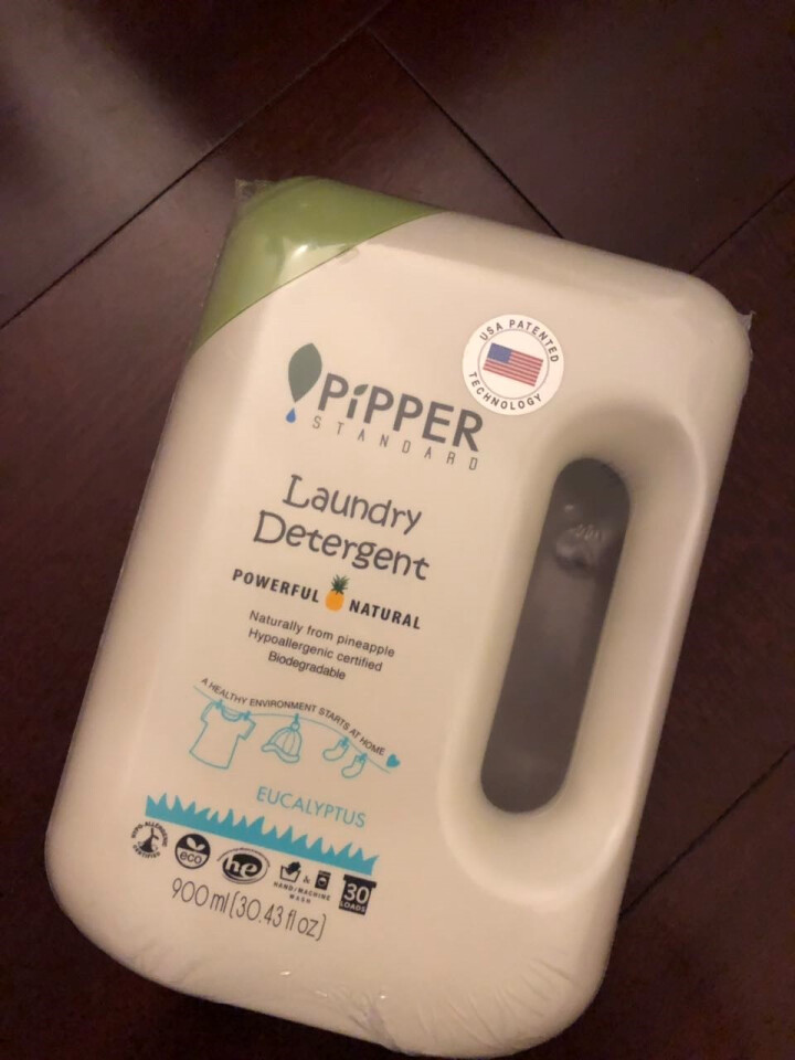 PIPPER 洗衣液尤加利香 900ml 婴儿洗衣液 植物酵素 尤加利香型怎么样，好用吗，口碑，心得，评价，试用报告,第2张