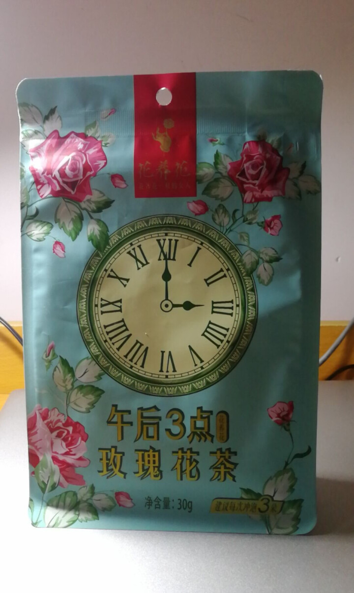 花养花 玫瑰花茶特级玫瑰花茶大朵花冠茶花草茶平阴烘干无硫纸袋装30g 30g怎么样，好用吗，口碑，心得，评价，试用报告,第2张