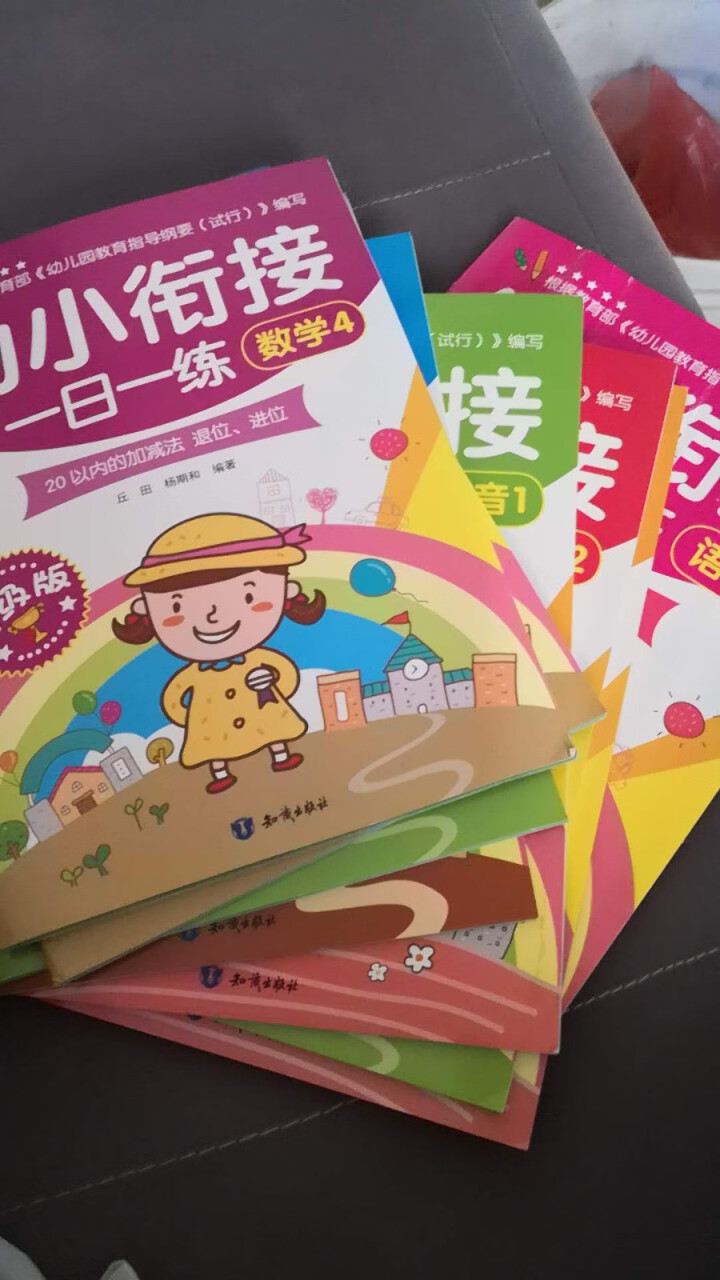 幼小衔接一日一练（套装全8册）幼儿儿童图书 大班学前班幼升小学前教育一日一练 拼音数学识字儿童书籍怎么样，好用吗，口碑，心得，评价，试用报告,第3张