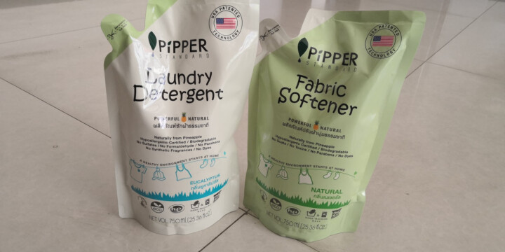 PIPPER 洗衣液补充装750ml+柔顺剂补充装750ml怎么样，好用吗，口碑，心得，评价，试用报告,第2张