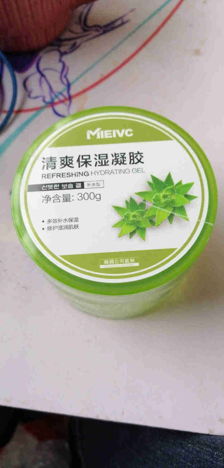 MIEIVC/米薇可 洁爽保湿凝胶补水型300g  补水保湿舒缓晒后修复祛痘淡印细致毛孔怎么样，好用吗，口碑，心得，评价，试用报告,第4张