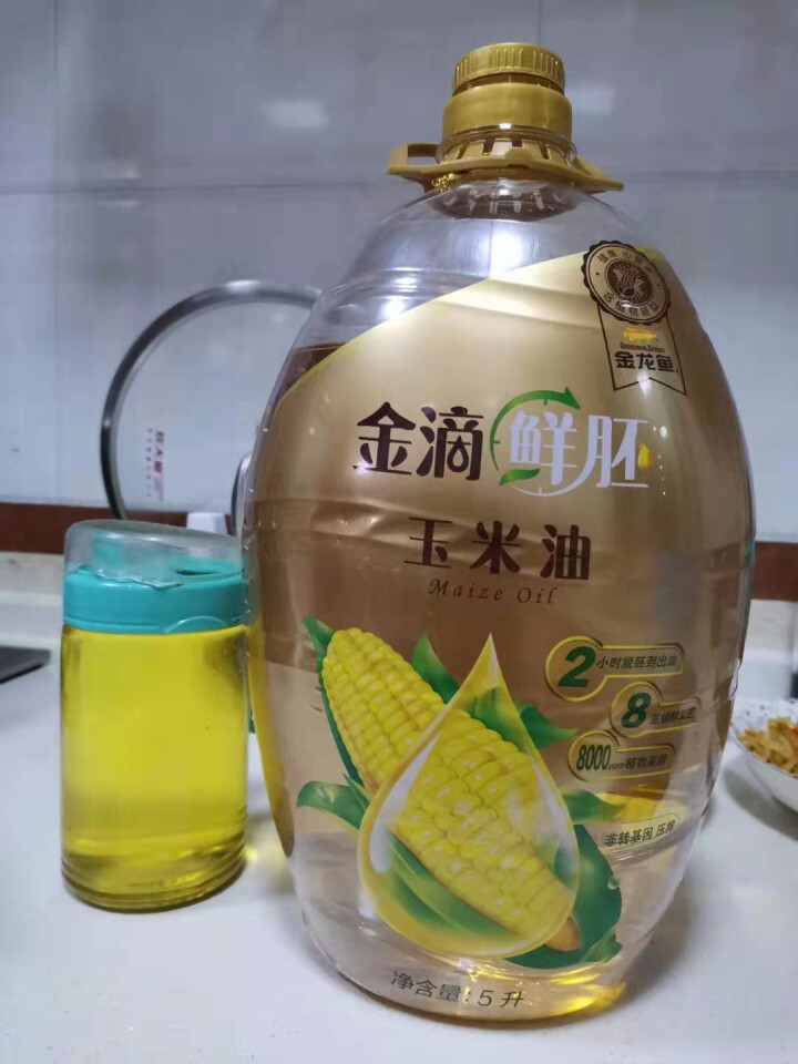 金龙鱼 食用油 非转基因 金滴鲜胚玉米油5L怎么样，好用吗，口碑，心得，评价，试用报告,第3张