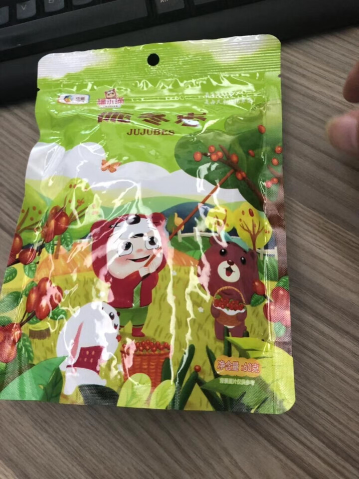 中粮福小满脆冬枣 空心无核红枣 零食特产小吃脆枣 袋装60g 脆冬枣60g袋装 中粮无核脆冬枣怎么样，好用吗，口碑，心得，评价，试用报告,第2张