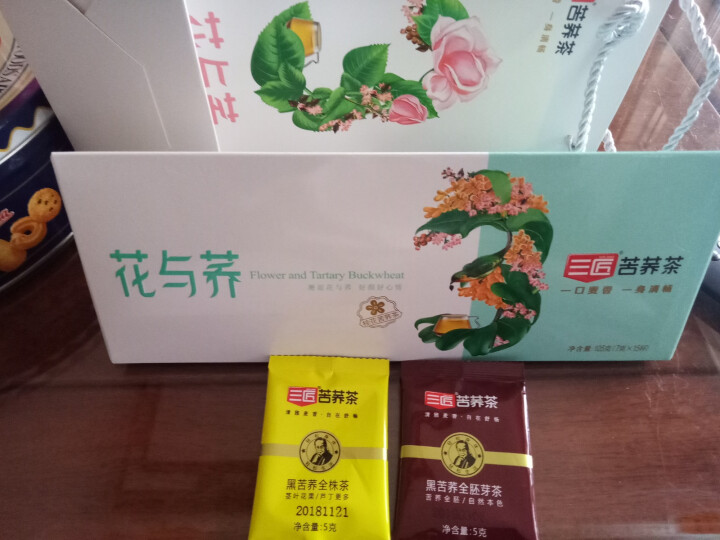 【下单立减20】三匠苦荞官方旗舰店  邂逅花与荞105克桂花苦荞茶  黑苦荞胚芽  大凉山黑苦荞怎么样，好用吗，口碑，心得，评价，试用报告,第4张