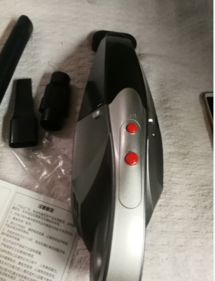 舒帝卡 车载吸尘器无线车家两用便携手持USB充电式12v 220v大功率 大吸力 汽车内干湿两用专用 银灰色【吸尘、照明】怎么样，好用吗，口碑，心得，评价，试用,第4张