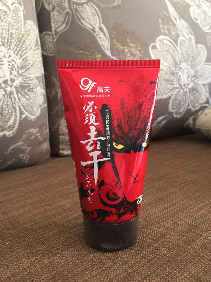 高夫经典保湿劲爽洁面膏120g（洗面奶男 补水保湿 护肤化妆品）怎么样，好用吗，口碑，心得，评价，试用报告,第2张