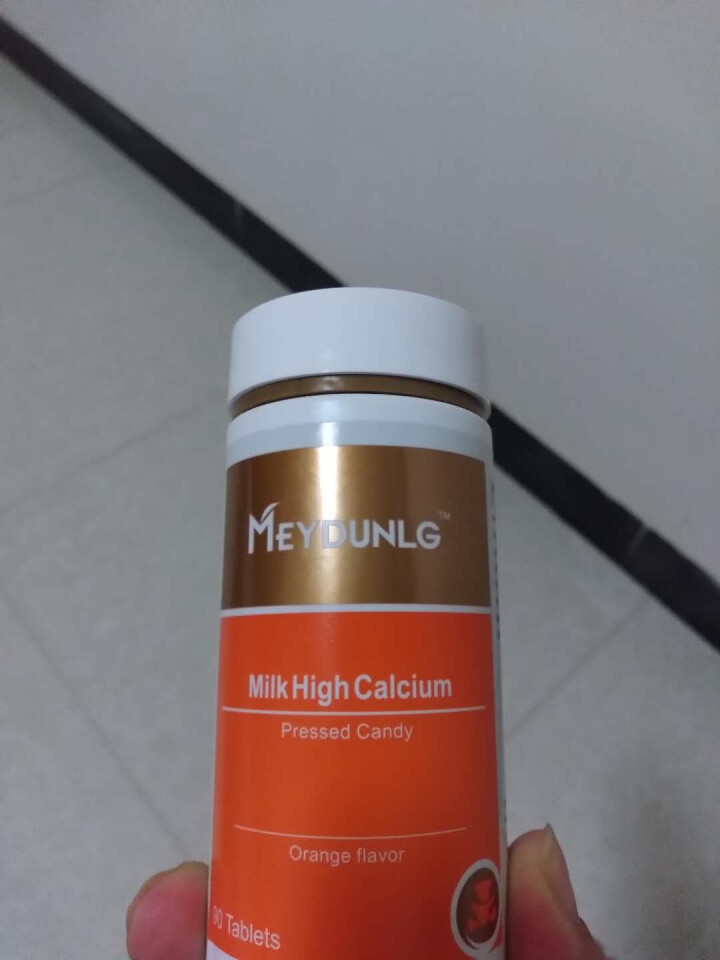 美敦力加（MEYDUNLG） 儿童钙片钙咀嚼片 乳钙 原装进口 多种口味可选 香橙味保质期到2020年2月份怎么样，好用吗，口碑，心得，评价，试用报告,第4张