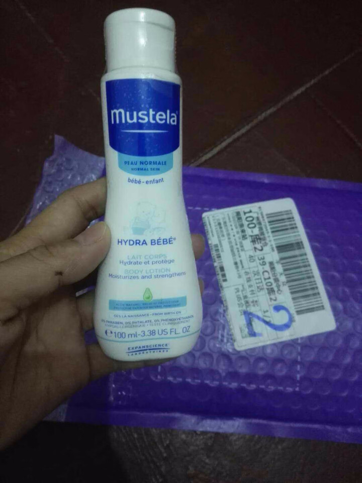 【法国原装进口】妙思乐（Mustela）保湿润肤乳 100ml（婴儿宝宝身体护肤乳）新老包装随机发货怎么样，好用吗，口碑，心得，评价，试用报告,第3张