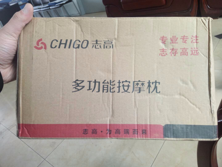 志高（CHIGO）颈椎按摩器按摩靠垫全身颈部腰部肩部按摩椅垫肩颈护颈脊椎头脖子按摩仪 红色怎么样，好用吗，口碑，心得，评价，试用报告,第2张