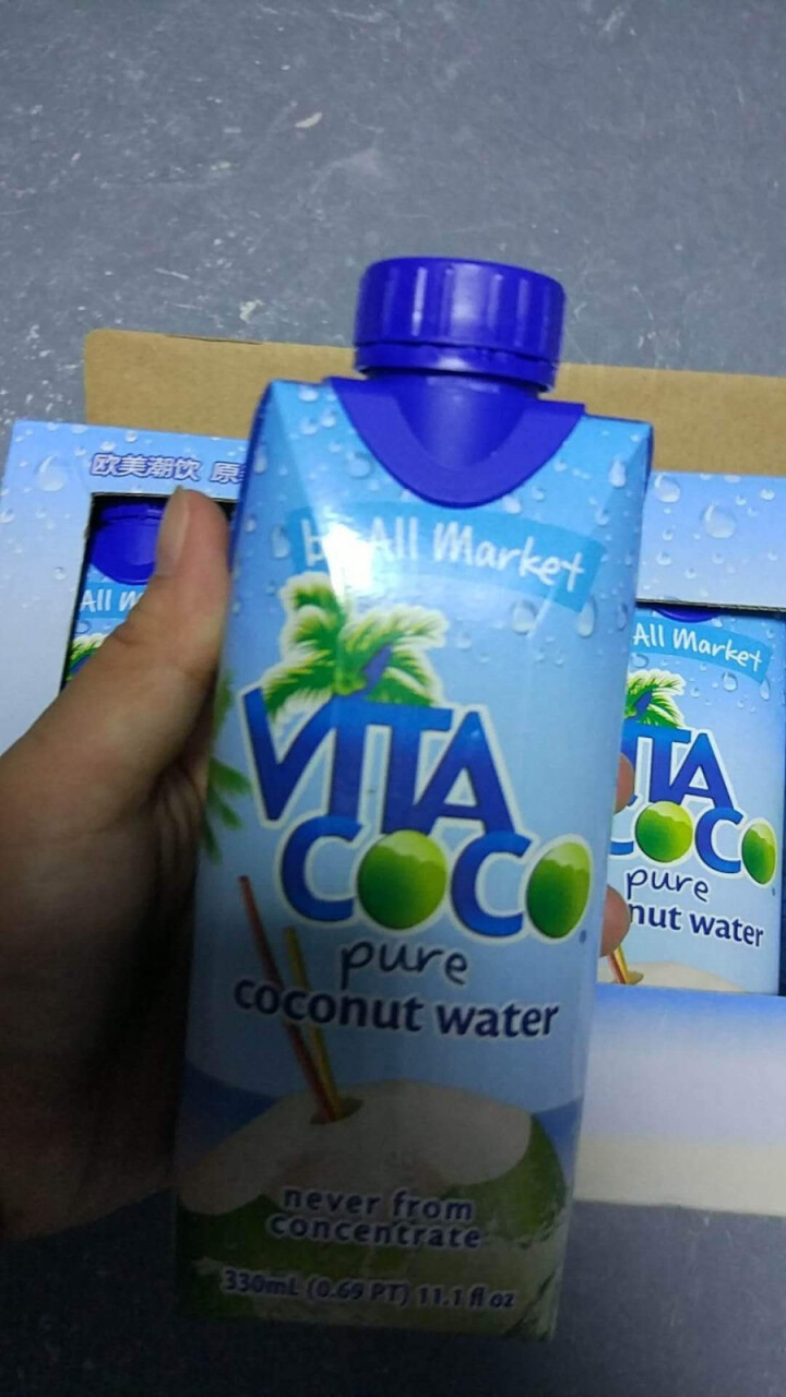 唯他可可（Vita Coco）天然椰子水进口NFC果汁饮料330ml*4瓶怎么样，好用吗，口碑，心得，评价，试用报告,第4张