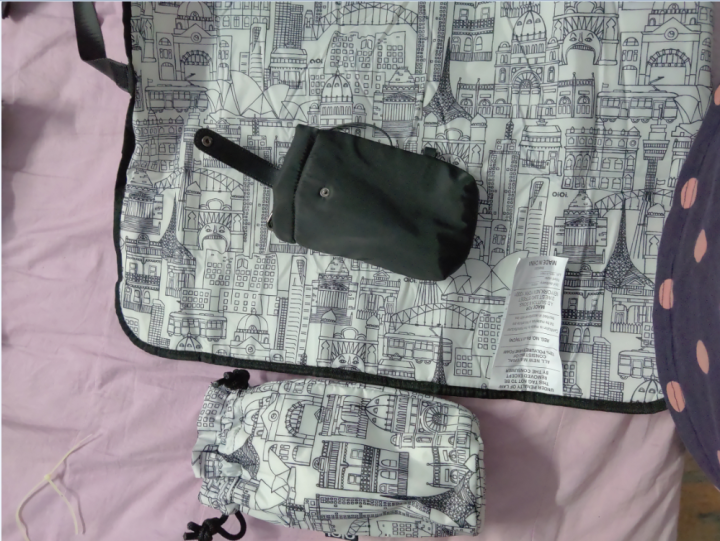 OiOi Black Quilt Diaper Bag Backpack 绗缝字母双肩妈咪包 黑色怎么样，好用吗，口碑，心得，评价，试用报告,第4张