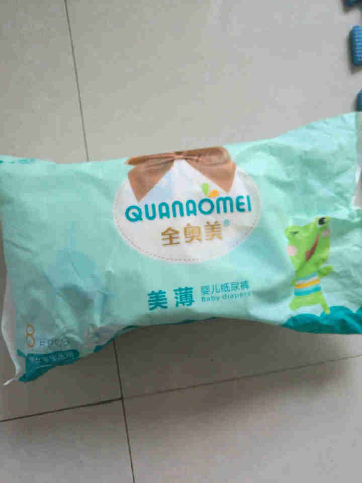 全奥美（Quanaomei）美薄系列婴儿纸尿裤尿不湿尿裤M码52片 L码体验装/8片怎么样，好用吗，口碑，心得，评价，试用报告,第2张