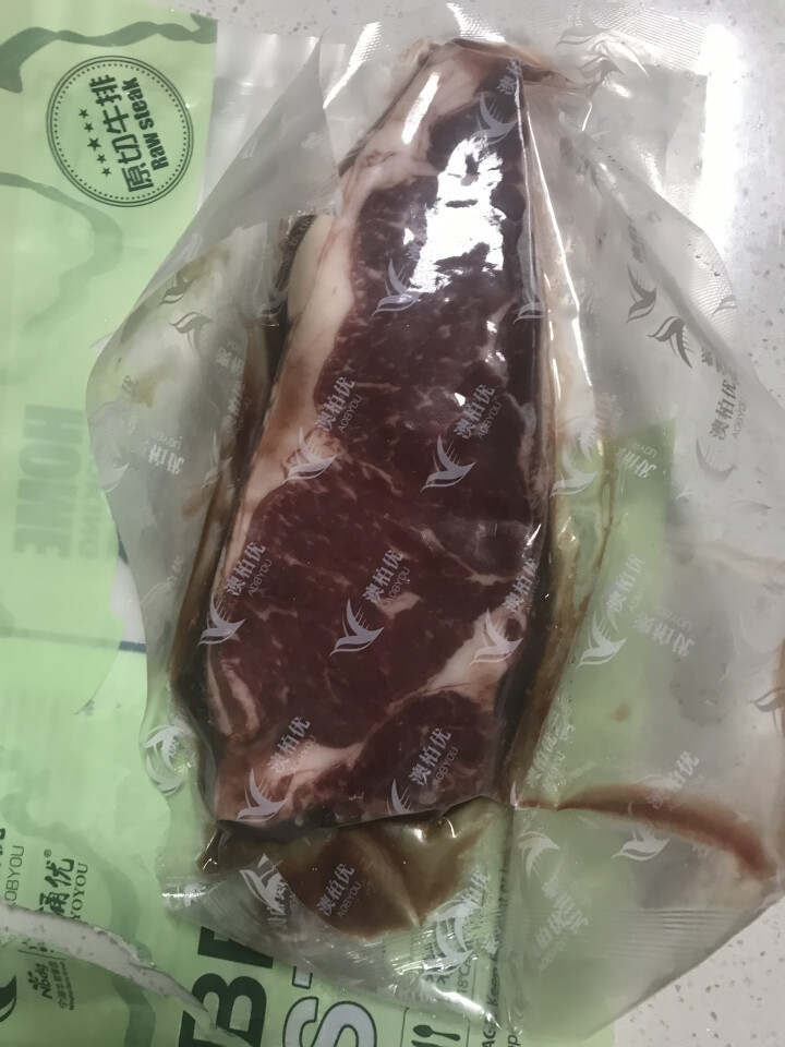 【领卷立减20元】澳柏优 澳洲进口谷饲原切非腌制牛排   生鲜牛肉西冷牛排家庭套餐 澳大利亚精选 西冷牛排150g1片装怎么样，好用吗，口碑，心得，评价，试用报,第3张