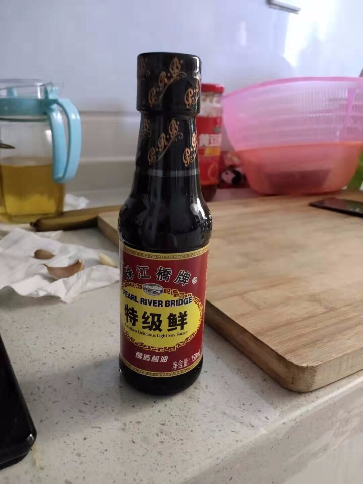 珠江桥牌 御品特级鲜酱油 特级生抽 非转基因黄豆酿造酱油 炒菜凉拌火锅 厨房蘸料调味品 广东老字号 150ml*1瓶怎么样，好用吗，口碑，心得，评价，试用报告,第4张