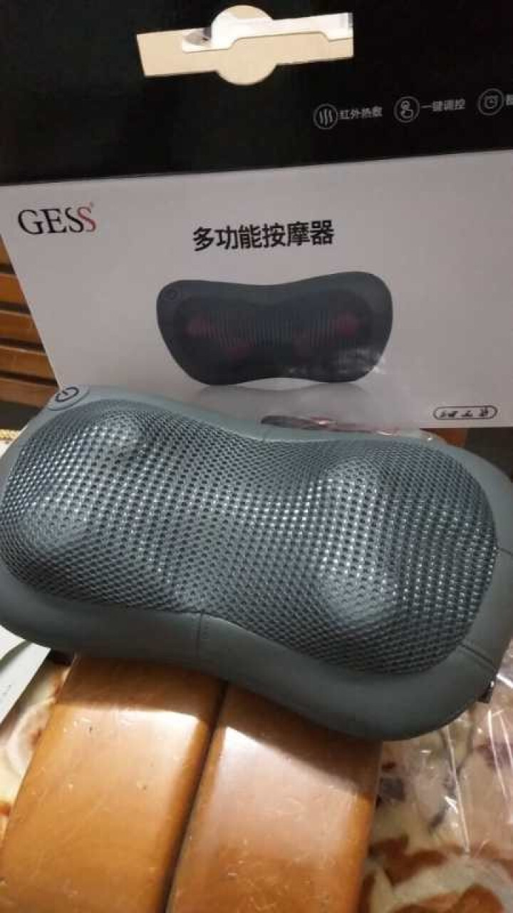 GESS 德国品牌 多功能颈椎按摩器 车载家居揉捏按摩枕 颈部肩部背部腰部按摩仪 GESS139怎么样，好用吗，口碑，心得，评价，试用报告,第2张