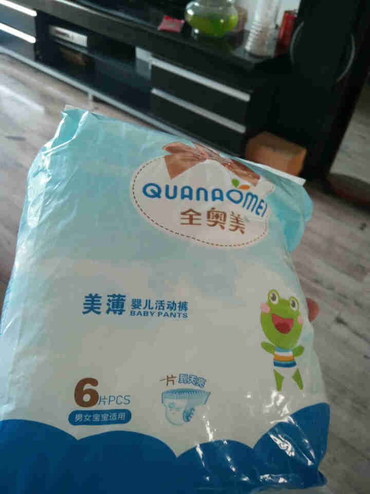 全奥美（Quanaomei）美薄系列婴儿纸尿裤尿不湿拉拉裤活动裤L码 XL码体验装/6片怎么样，好用吗，口碑，心得，评价，试用报告,第3张