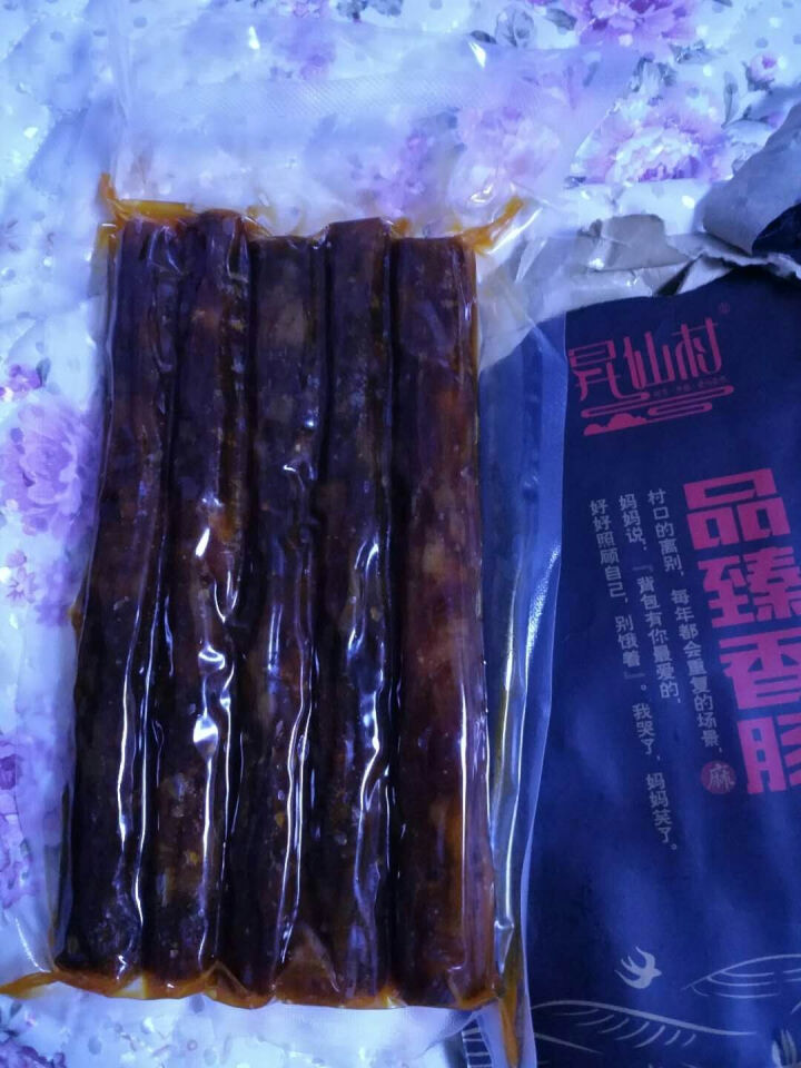 昇仙村 麻辣香肠腊肠四川辣肠熏肠腊肉川味小咸香肠烟熏农家自制 腊肠 400g 红色 麻辣怎么样，好用吗，口碑，心得，评价，试用报告,第2张