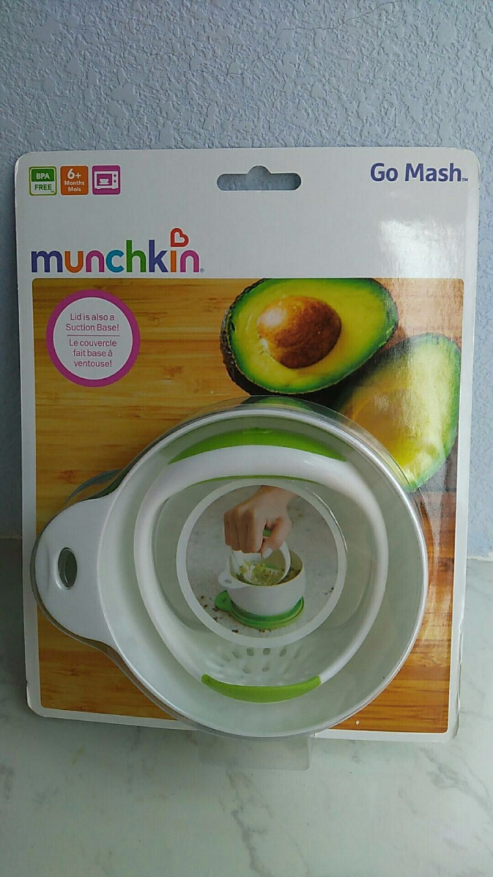 满趣健(Munchkin)宝宝餐具 饭碗 婴幼儿童辅食碗 麦肯齐防摔带盖食物研磨碗 44101怎么样，好用吗，口碑，心得，评价，试用报告,第2张