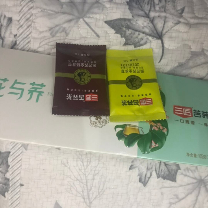 【下单立减20】三匠苦荞官方旗舰店  邂逅花与荞105克桂花苦荞茶  黑苦荞胚芽  大凉山黑苦荞怎么样，好用吗，口碑，心得，评价，试用报告,第5张