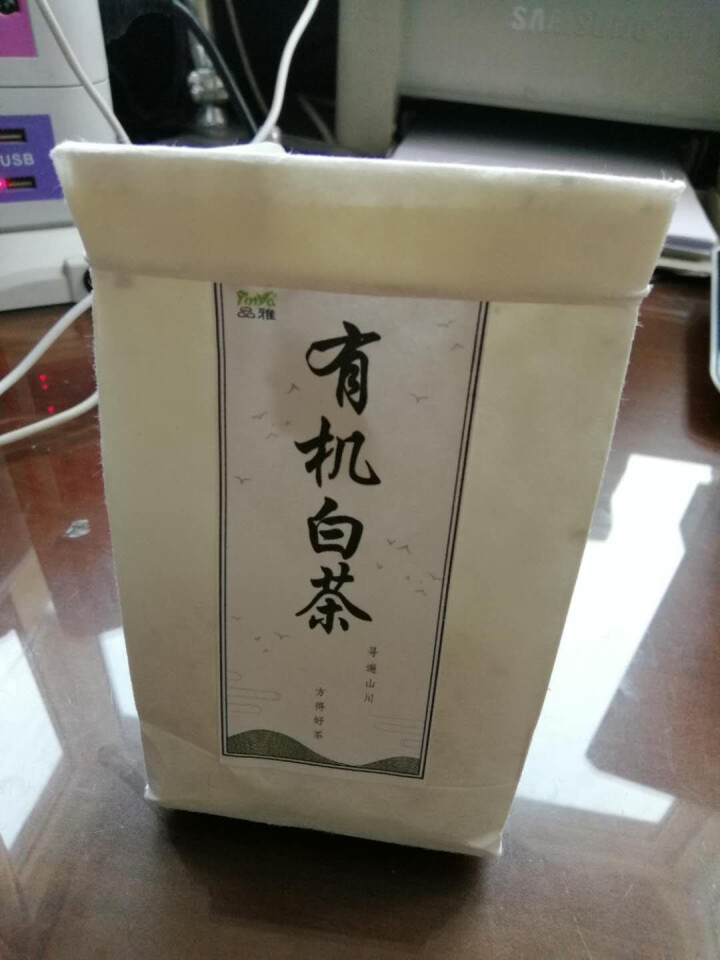 品雅 福鼎白茶 有机寿眉茶叶散茶正宗福建白茶原料100克（50g*2罐）礼盒装 产地精选 7克 样品试喝装怎么样，好用吗，口碑，心得，评价，试用报告,第4张