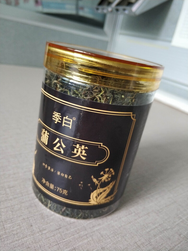 【买2送1同款】季白 茶叶 花草茶 蒲公英茶花茶 婆婆丁蒲公英根叶茶 75g/罐可搭配怎么样，好用吗，口碑，心得，评价，试用报告,第2张