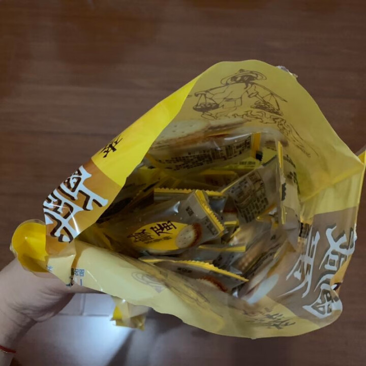 台湾特产食品 咸蛋/ 起司奶皇麦芽饼 黑糖麦芽饼 升田 童年回忆 网红零食 早餐下午茶点心夹心脆饼 咸蛋味麦芽饼250g怎么样，好用吗，口碑，心得，评价，试用报,第3张