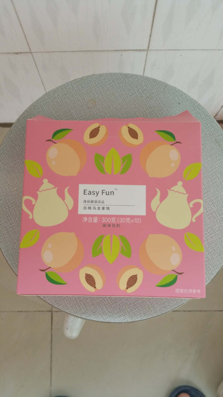 薄荷健康 Easy Fun 白桃乌龙拿铁 醇香冲饮 果香 蜜桃乌龙 拿铁咖啡 10袋/盒怎么样，好用吗，口碑，心得，评价，试用报告,第4张