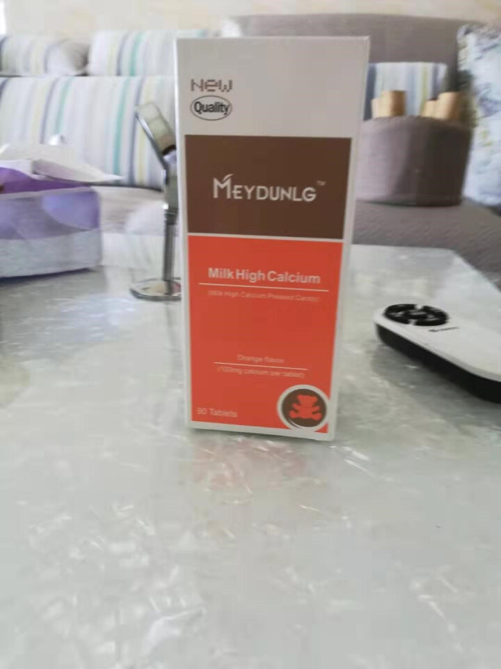 美敦力加（MEYDUNLG） 儿童钙片钙咀嚼片 乳钙 原装进口 多种口味可选 香橙味保质期到2020年2月份怎么样，好用吗，口碑，心得，评价，试用报告,第2张