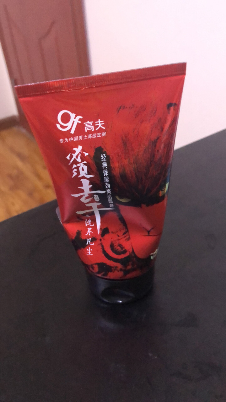 高夫经典保湿劲爽洁面膏120g（洗面奶男 补水保湿 护肤化妆品）怎么样，好用吗，口碑，心得，评价，试用报告,第2张