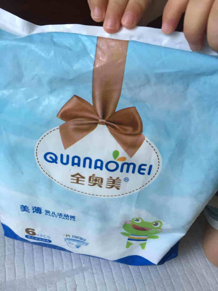 全奥美（Quanaomei）美薄系列婴儿纸尿裤尿不湿拉拉裤活动裤L码 XL码体验装/6片怎么样，好用吗，口碑，心得，评价，试用报告,第2张