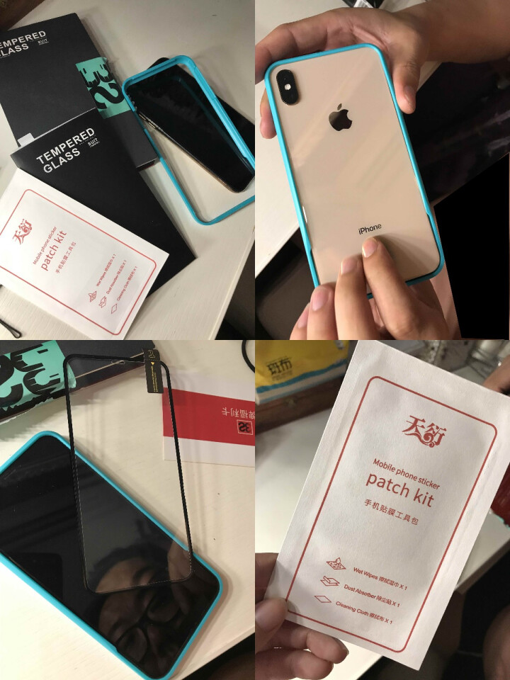 3S【送神器】苹果x/xs Max钢化膜 iphoneXR/XS钢化膜全屏9D高清防指纹ix手机膜 iPhonexs Max【全屏隐形膜 高清款】前膜怎么样，好,第2张