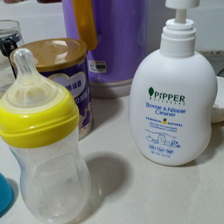 PIPPER 奶瓶奶嘴清洁剂 500ml 植物酵素 清洁剂奶瓶怎么样，好用吗，口碑，心得，评价，试用报告,第2张