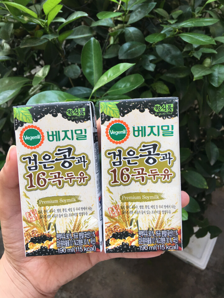 【韩国进口】倍吉美尔16谷物黑豆豆奶营养豆乳 190ml*2（体验装）怎么样，好用吗，口碑，心得，评价，试用报告,第2张