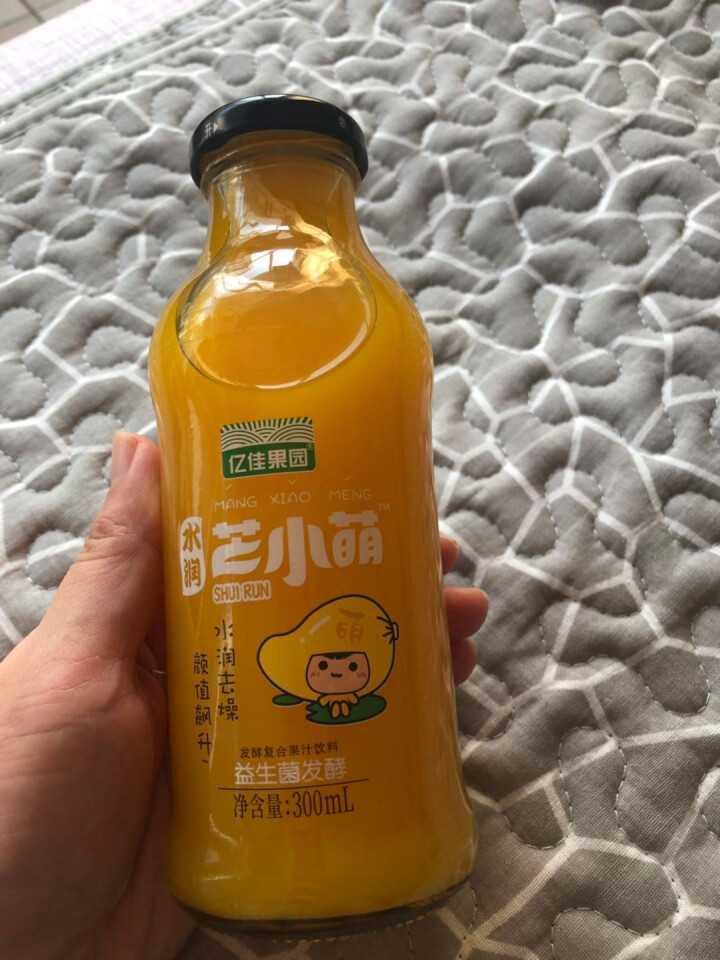 亿佳果园 芒果汁果汁饮料益生菌发酵整箱包邮量贩装300ml*8玻璃瓶怎么样，好用吗，口碑，心得，评价，试用报告,第2张