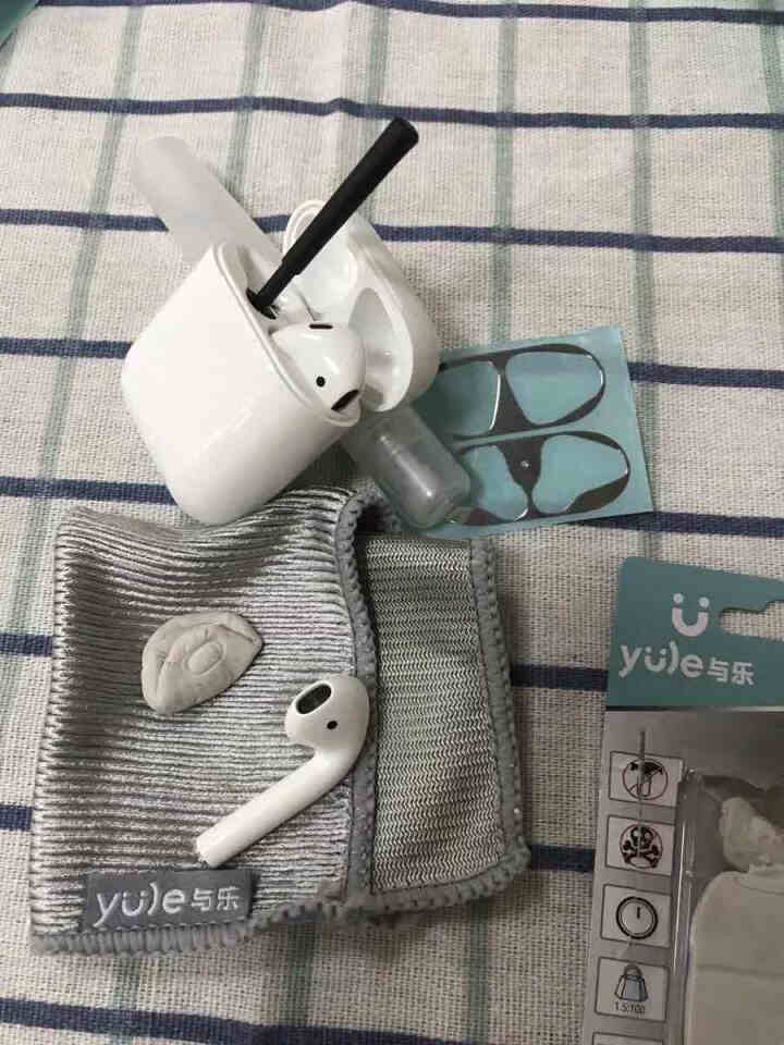 与乐 AirPods清洁套装 蓝丁胶苹果airpods1/2代清洁泥工具除防尘贴手机屏幕清洁神器 与乐正品清洁套装|1代防尘贴怎么样，好用吗，口碑，心得，评价，,第3张