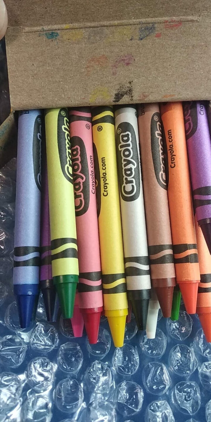 美国绘儿乐Crayola 儿童绘画 画笔工具 彩色蜡笔套装 学生绘画练习 24色标准蜡笔52,第4张