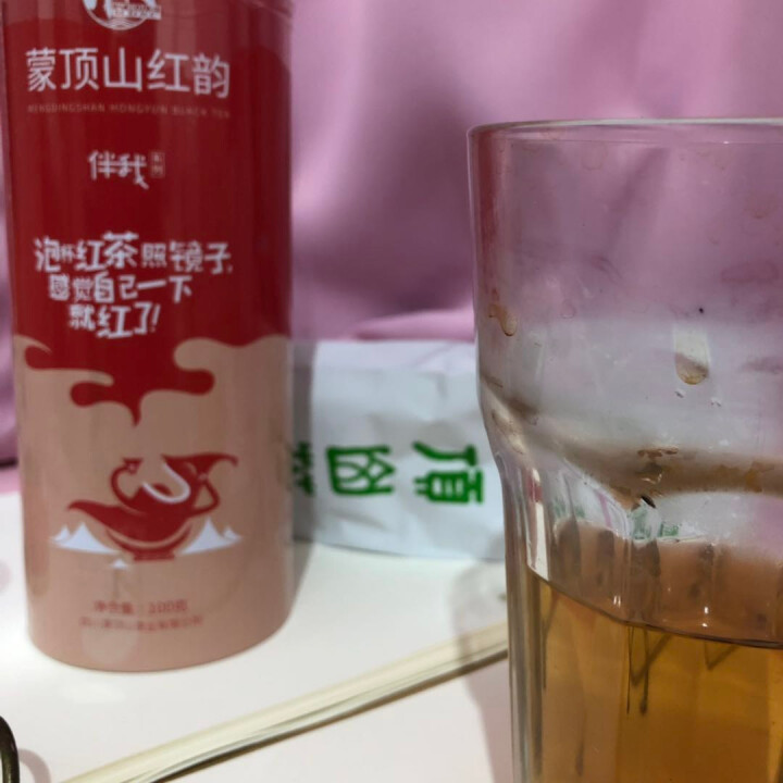 【买一送二】2018年蒙顶山茶红茶特级茶叶高山茶红韵100g铁罐装怎么样，好用吗，口碑，心得，评价，试用报告,第4张