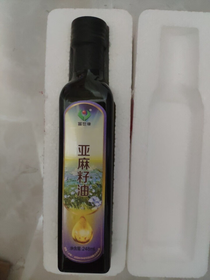 【买一送一】富世康 亚麻籽油冷榨初榨食用油 月子油 248ml怎么样，好用吗，口碑，心得，评价，试用报告,第3张