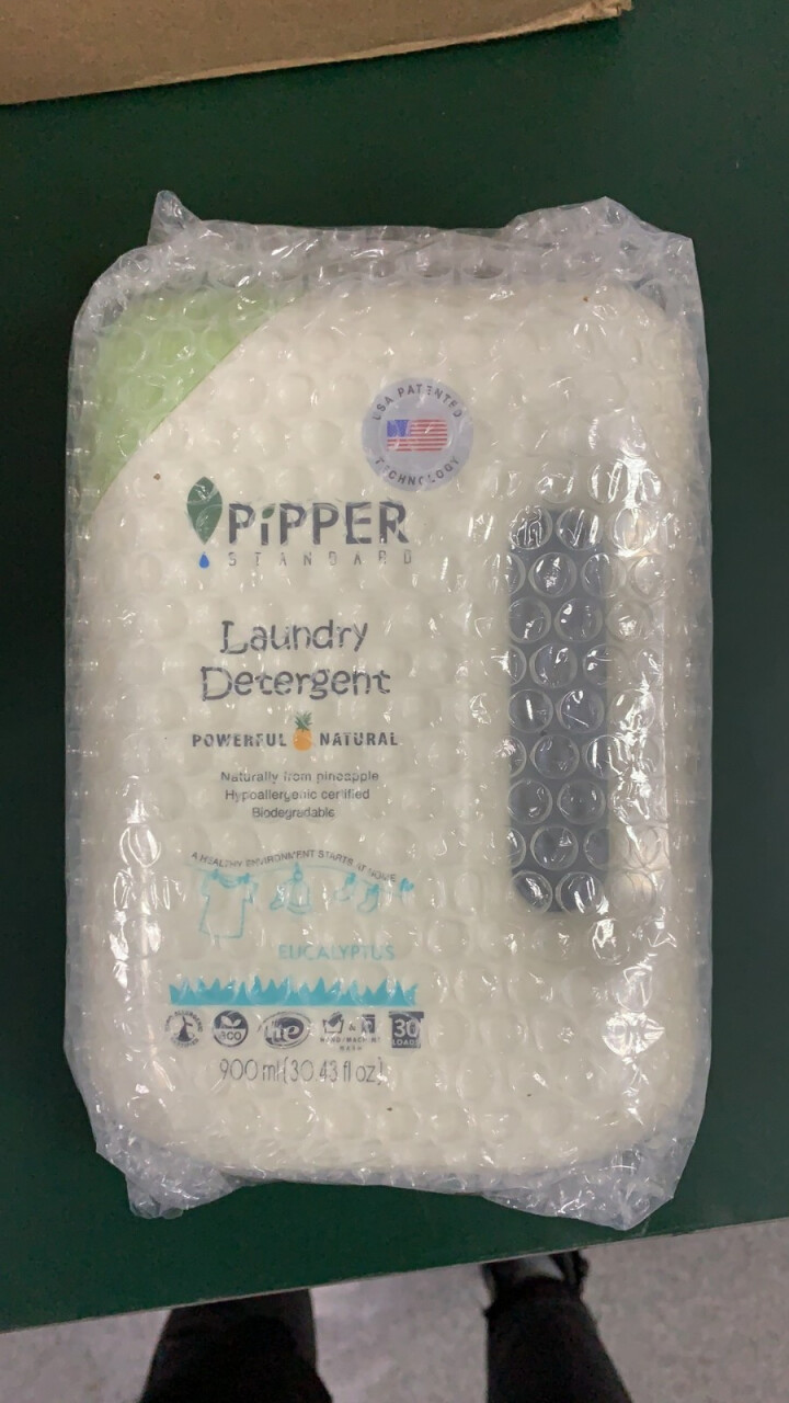 PIPPER 洗衣液尤加利香 900ml 婴儿洗衣液 植物酵素 尤加利香型怎么样，好用吗，口碑，心得，评价，试用报告,第4张