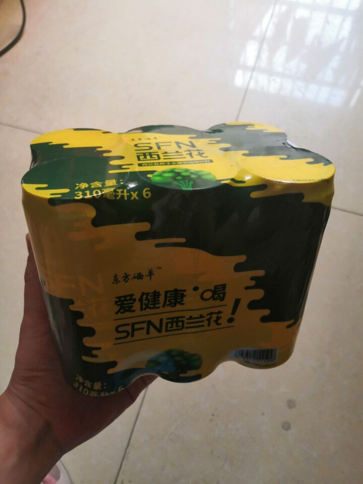 东方硒草 SFN西兰花植物饮料 种子水提物 萝卜硫苷 酸甜爽口 整箱装 310ml*6罐装怎么样，好用吗，口碑，心得，评价，试用报告,第2张