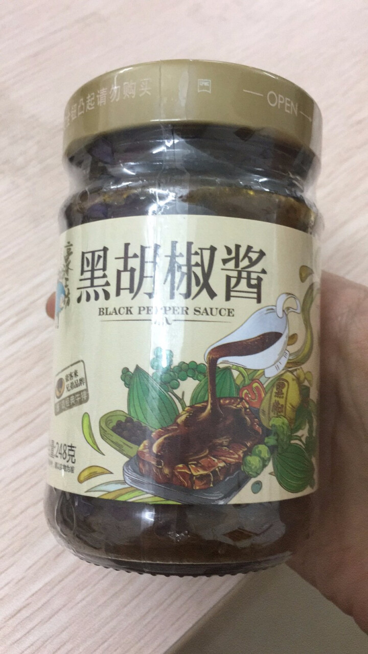 正宗豪客来豪爷工坊正宗黑胡椒酱汁辛爽意大利面酱牛排酱牛肉酱拌面炒饭面条中西餐调料烹饪佐料 豪爷工坊牛排酱怎么样，好用吗，口碑，心得，评价，试用报告,第4张